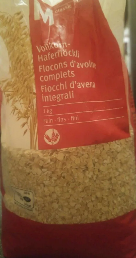 Flocons d'avoine complets