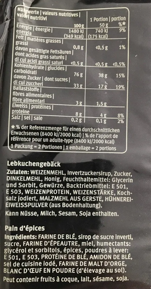 Lebkuchen Mittlerer Bär