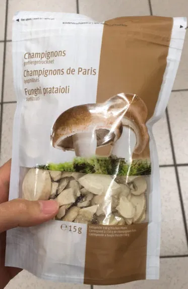 Champignong gefriergetrocknet