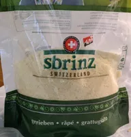 Sbrinz Switzerland AOP gerieben