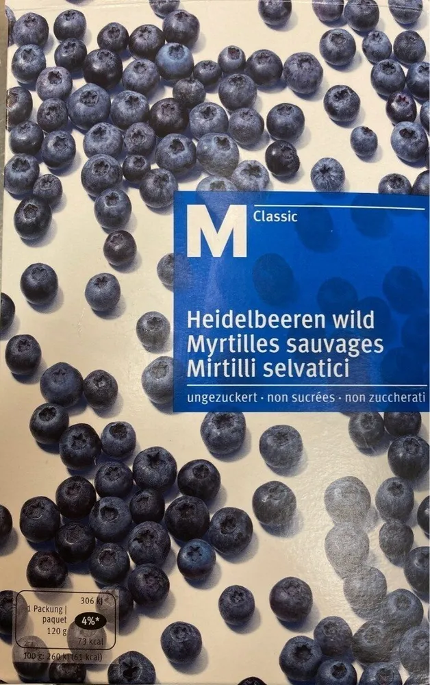 Myrtilles sauvages