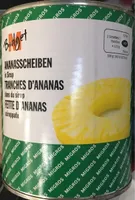 Sliced pineapple in syrup