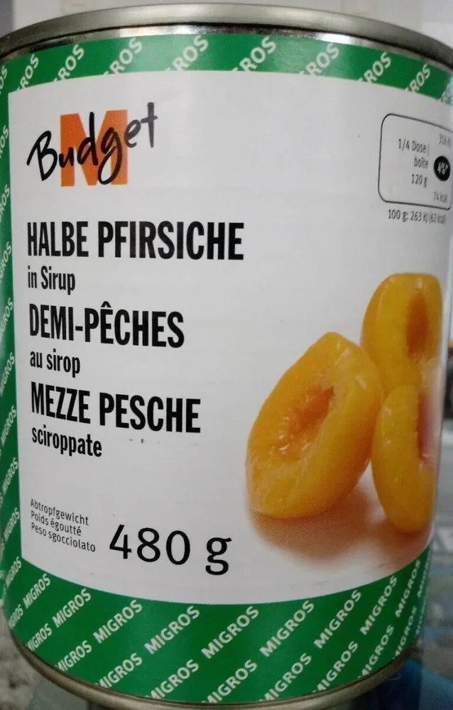 Pfirsiche in sirup