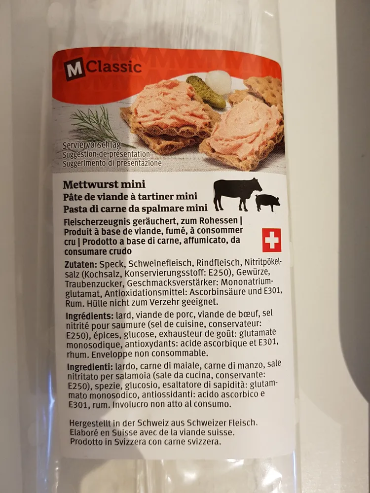 Pâte de viande â tartiner mini