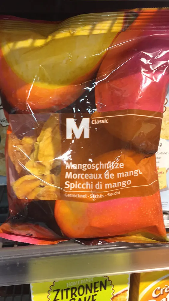 Morceaux de mangue : Séchés