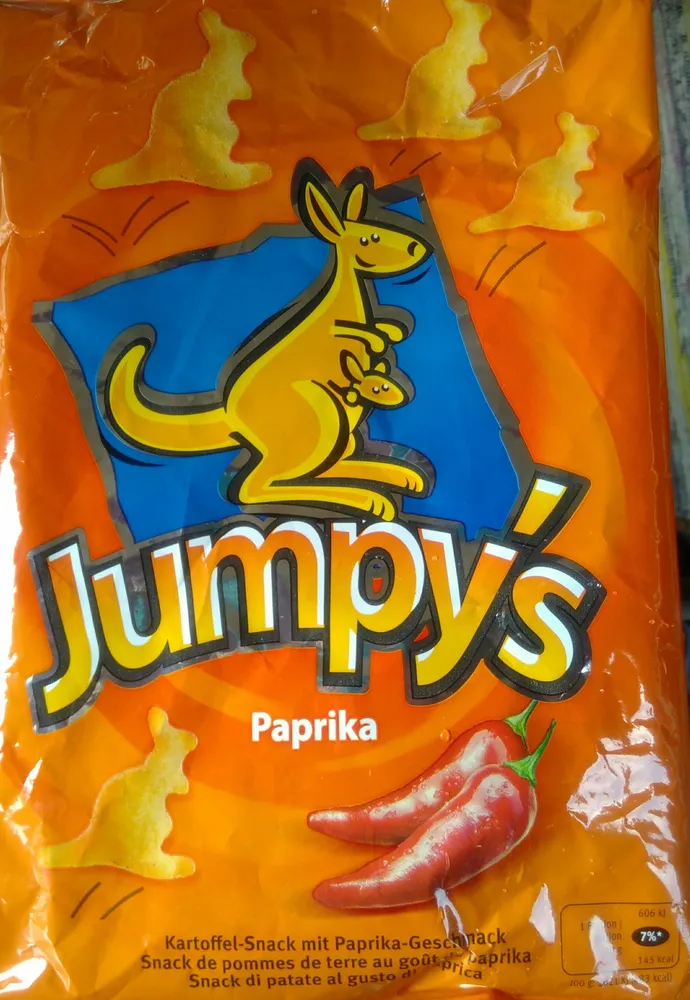 Jumpy's Paprika Snack de pommes de terre au goût de paprika