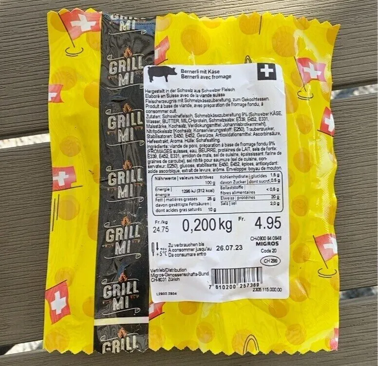 Bernerli mit Käse