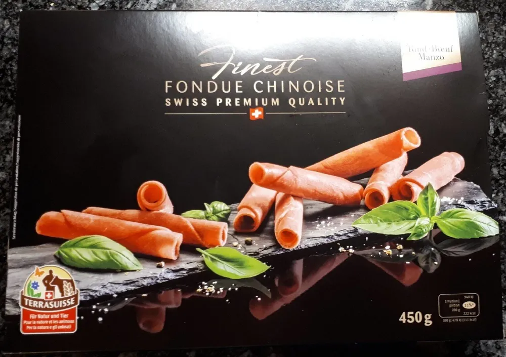 Bœuf pour fondue chinoise