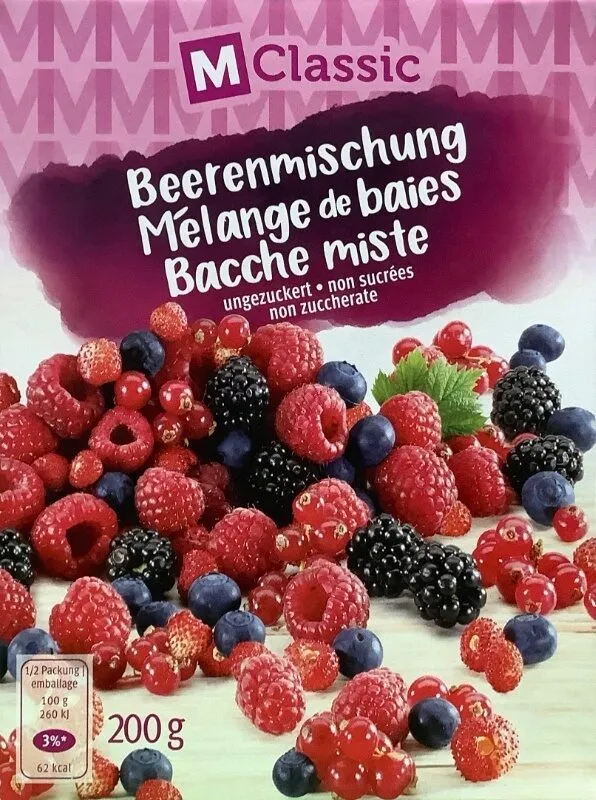 Beerenmischung ungezuckert