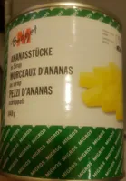 Morceaux d'ananas au sirop