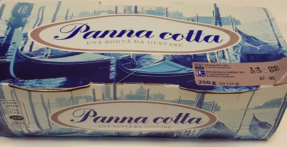 Panna cotta nature