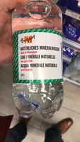 Eau Minérale Naturelle : non gazéifiée