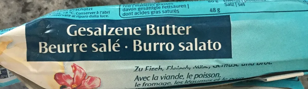 Beurre salé