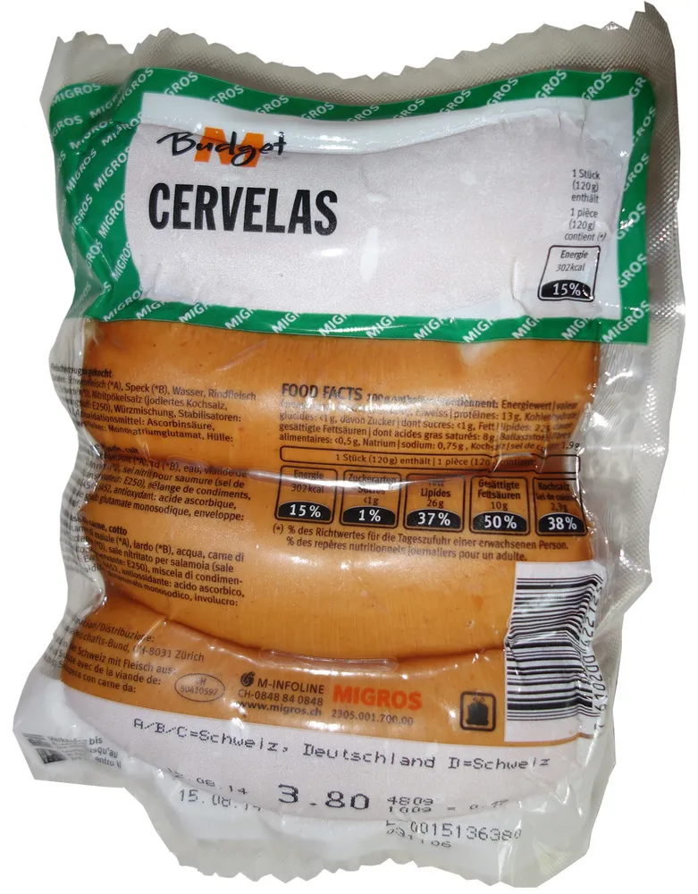 Cervelas M Budget