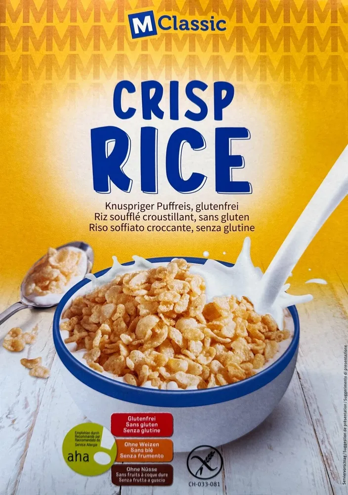 Crisp Rice, glutenfrei