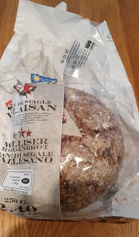 Pain de seigle valaisan