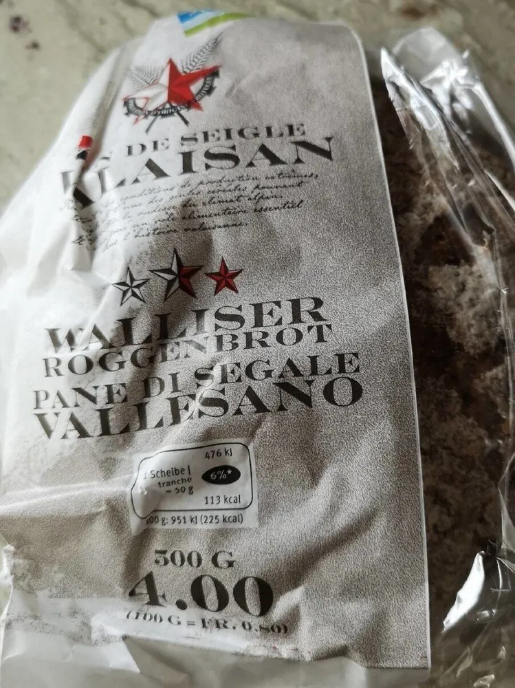 Pain de seigle valaisan