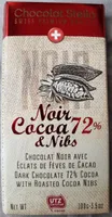 Noir cocos 72% & nibs