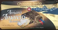 Cioccolato amaro con amaretti