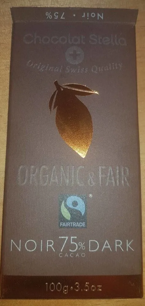 Biologische Schokolade, 75% Cacao