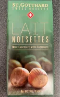 Lait noisettes