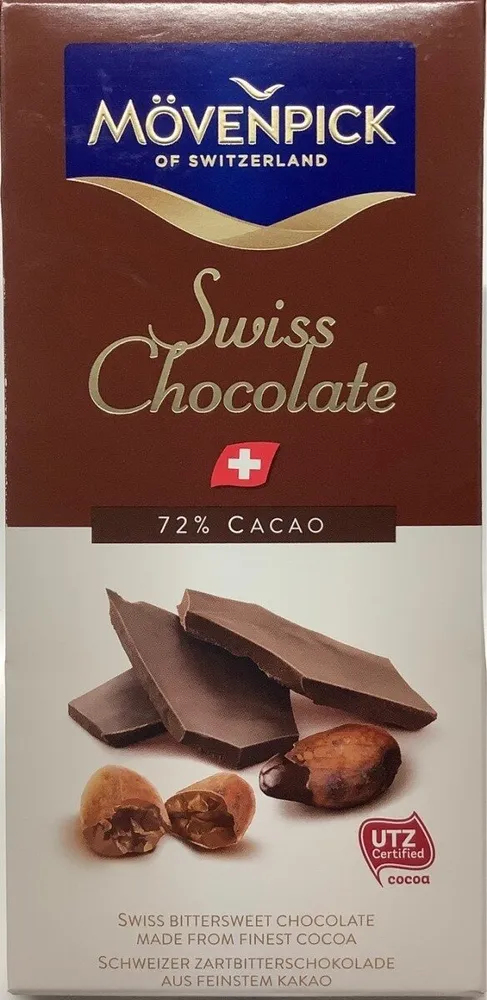 Swiss Chocolate, Cacao 72%