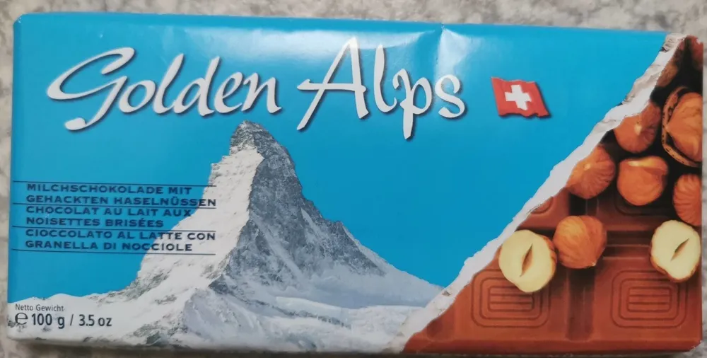 Chocolat au lait aux noisettes brisées