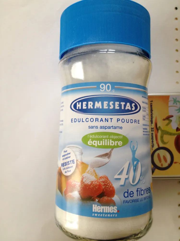 Edulcorant poudre sans aspartame