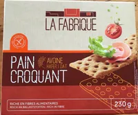 Pain croquant à l'avoine