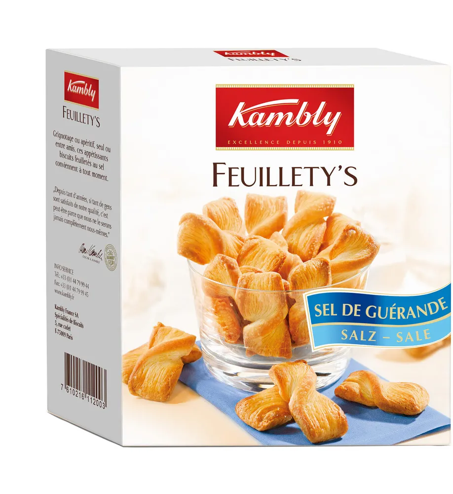 FEUILLETY'S SEL 80G - KAMBLY - 80g