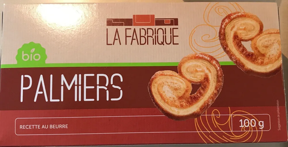 LF PALMIERS BIO 100G - LA FABRIQUE - 100g