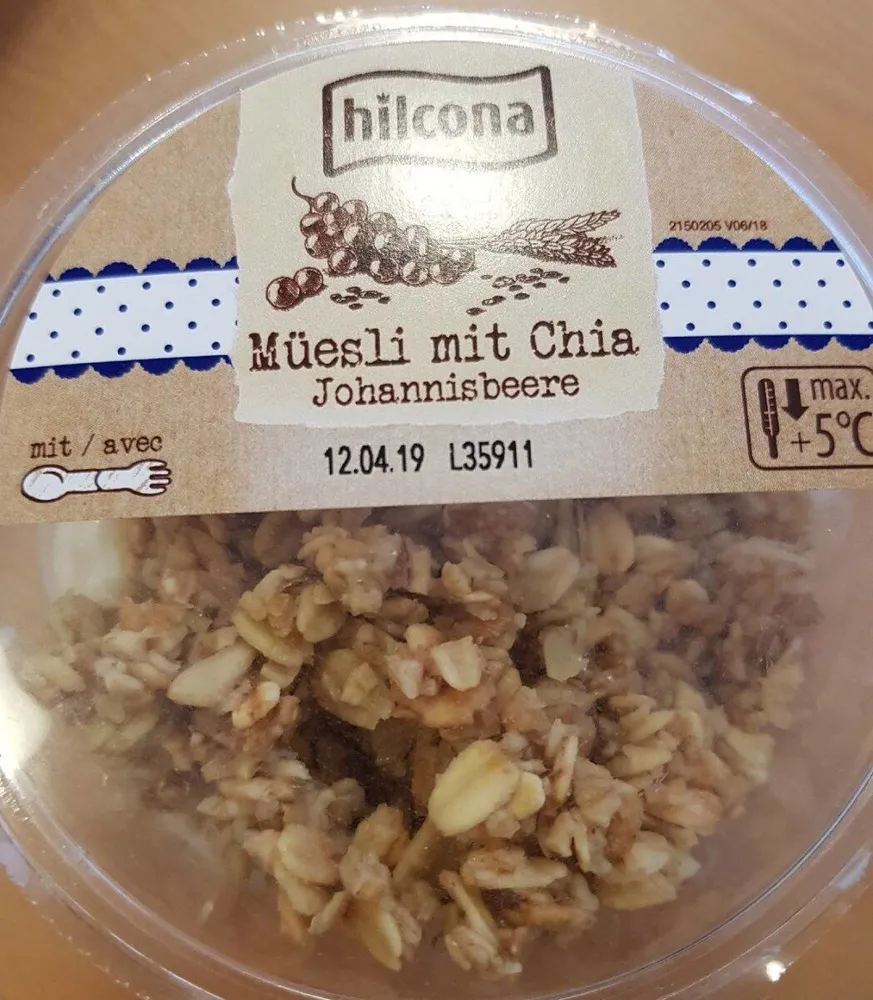 Hilcona muesli chia johannusbeere