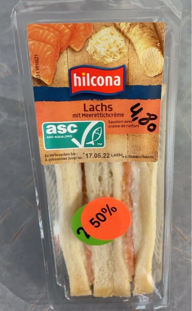 Lachs mit Meerettichcreme