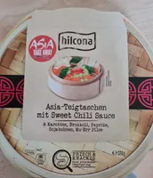 Asia-Teigtaschen mit Sweet Chili Ssuce
