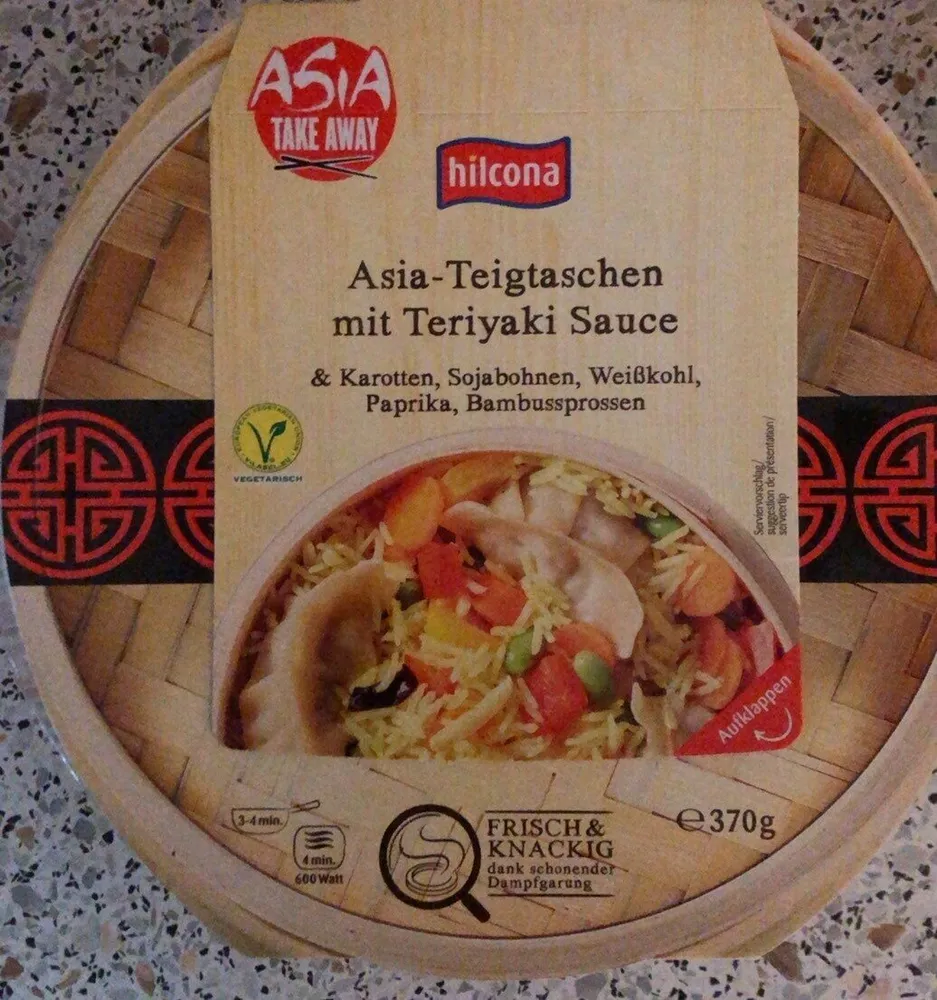 Asia-Teigtaschen mit Teriyaki Sauce