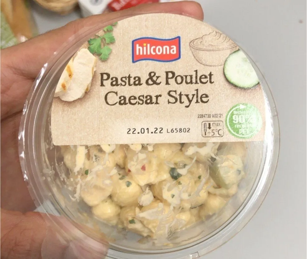 Pasta et poulet salade