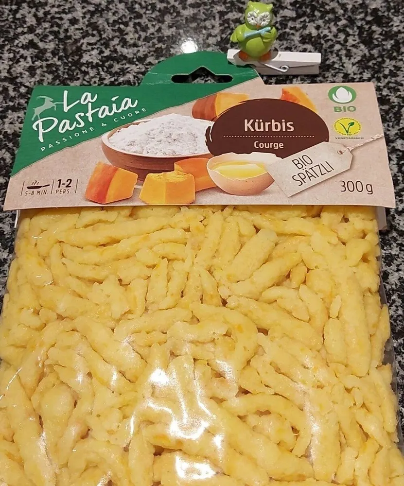 Bio spätzli Kürbis