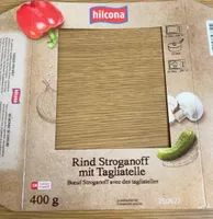 Bœuf Stroganoff avec des tagliatelles