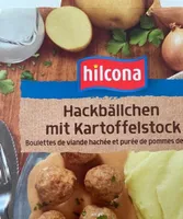 Hackbällchen mit kartoffelstock