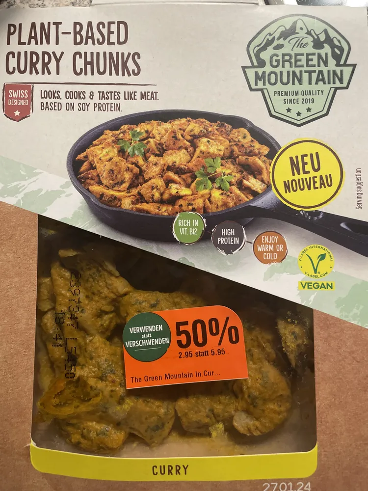 Plant-based Curry Chunks