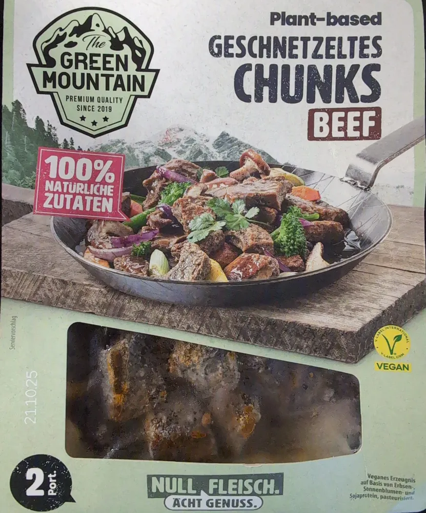 Plant-based Geschnetzeltes Chunks Beef