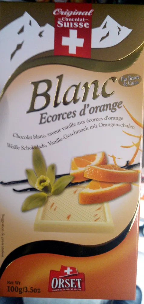 Blanc écorces d'orange