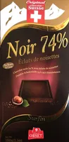 Noir 74% Eclats de noisettes