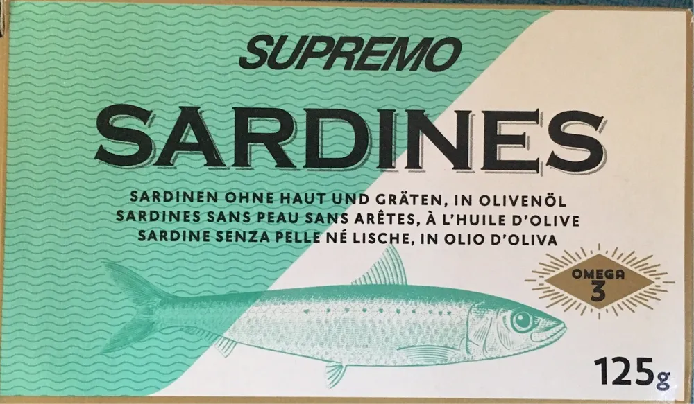 Sardines à l'huile d'olive
