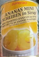 Ananas scheiben in sirup