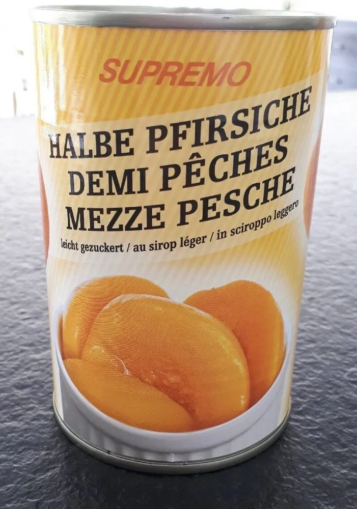 Demi Pêches au sirop léger