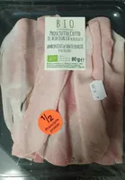 Jambon cuit de haute qualité biologique