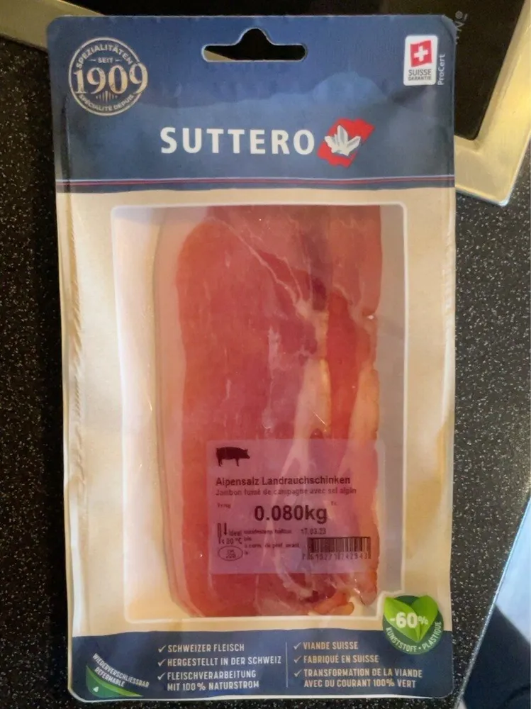 Jambon fumé de campagne