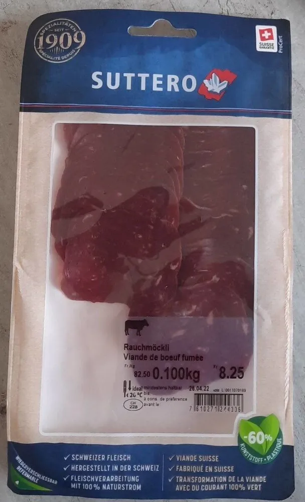 Viande de bœuf fumée