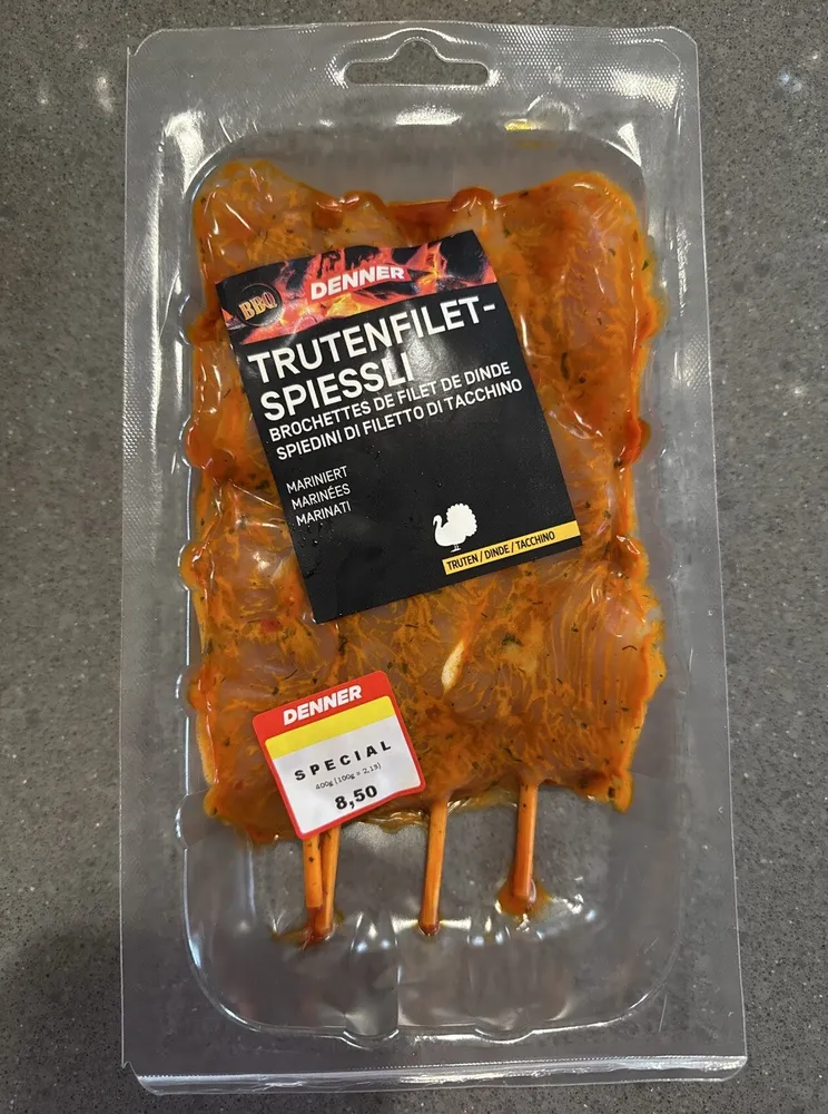 Truten-Spiess Brochette De Dinde